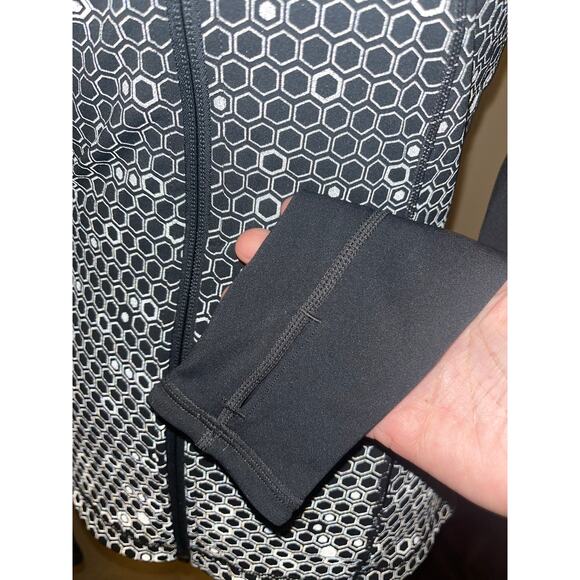 NWT SWEATY BETTY XXS Power Workout Zip Through Jacket Reflective Gray - Picture 11 of 13
